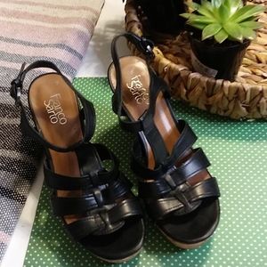 EUC Franco Sarto Cork Wedges